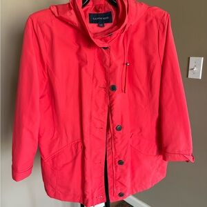 Lands' End Women's Vibrant Red Utility Jacket